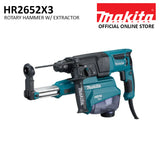 Makita HR2652X3 Rotary Hammer W/ Extractor (26MM)