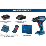 Bosch GSR 185-LI Cordless Brushless Drill Driver