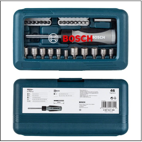 Bosch 46 pcs Screwdriver Bit & Nutsetter Set (Online Exclusive)