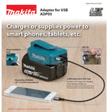 Makita ADP05 USB Adaptor for Battery