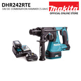 Makita DHR242RTE 18V Cordless Combination Hammer (5.0AH)