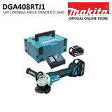 Makita DGA408RTJ1 18V Cordless Angle Grinder (5.0AH) 4"