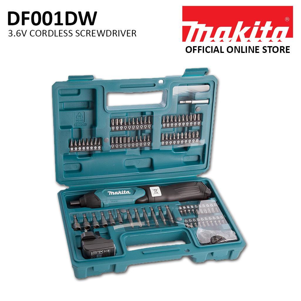 Makita DF001DW Cordless Screwdriver Kit (3.6V)