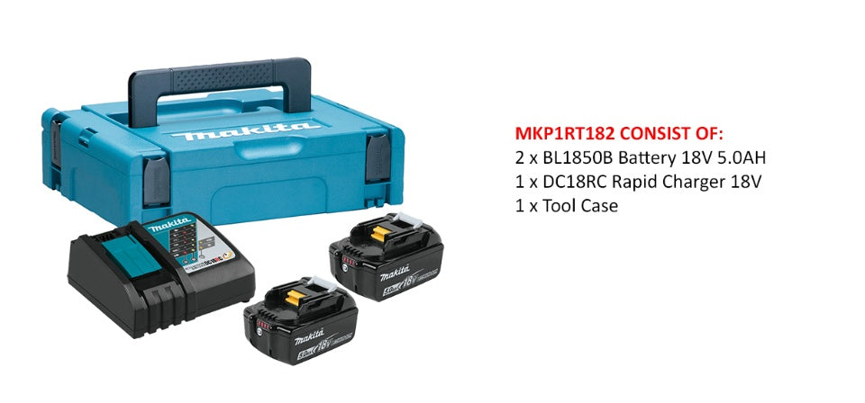 Makita MKP1RT182 18V Starter Kit (5.0AH)