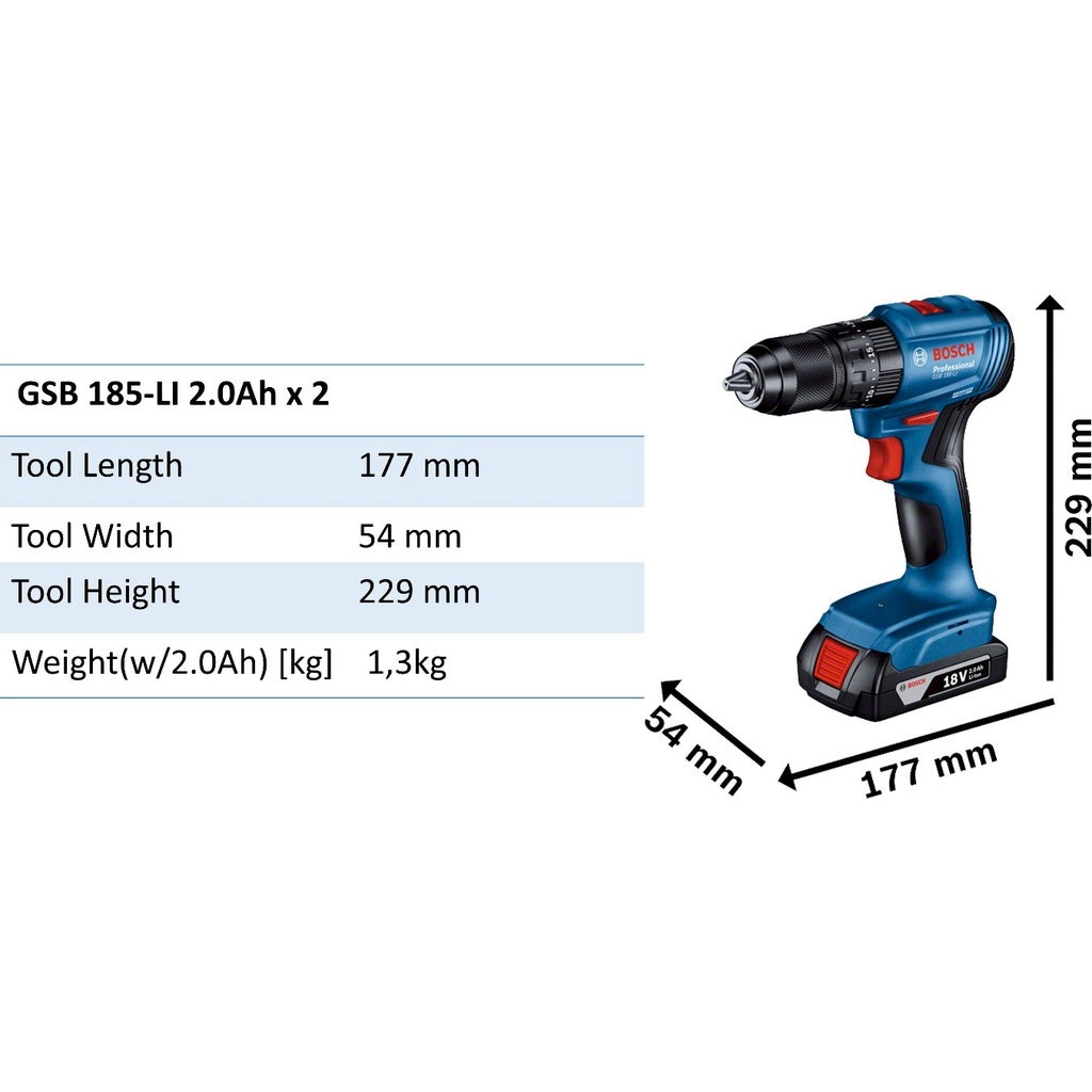 Bosch GSB 185-LI Cordless Brushless Impact Drill