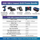 Bosch 18V GSB 180-Li Cordless Impact Drill | 1 Year Local Warranty