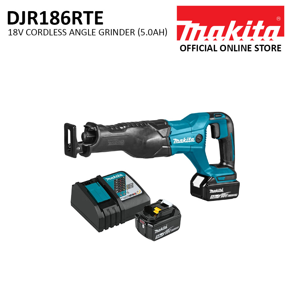 Makita DJR186RTE 18V Cordless Recipro Saw (5.0AH)