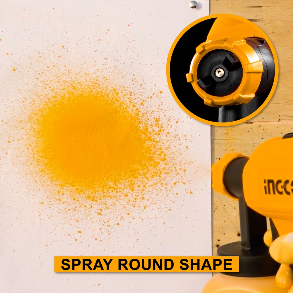 INGCO Paint Sprayer 450W 800ml 50DIN-s Corded Spray Gun SPG3508