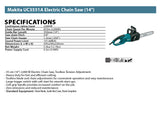 Makita UC3551A Electric Chain Saw (14")