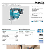 Makita JV101DSAE Cordless Jigsaw Kit (12V)