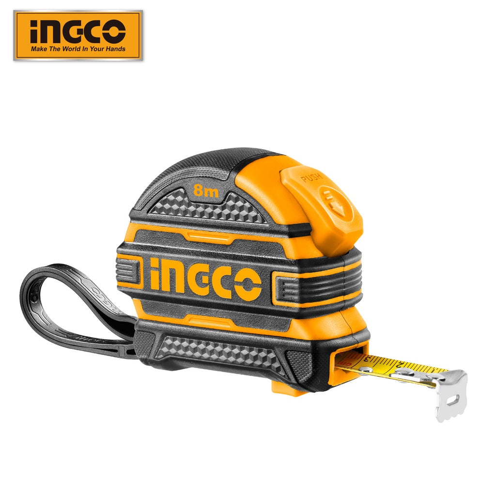 INGCO 8mx25mm Steel Measuring Tape HSMT08825