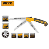 INGCO 7 Folding Saw with Triple Teeth and Hand Protection Function HFSW1808