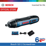 Bosch GO 2 Kit Smart Screwdriver (with 33pcs Accessories) | 1 Year Local Warranty