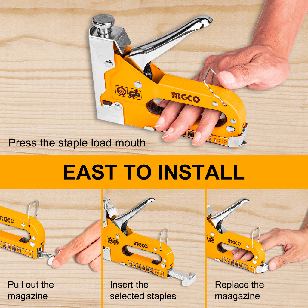 INGCO 3 in 1 Staple Gun HSG1405 with 600pcs Staples