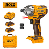 INGCO 20V Lithium-Ion Impact Wrench CIWLI2038 with Battery and Charger