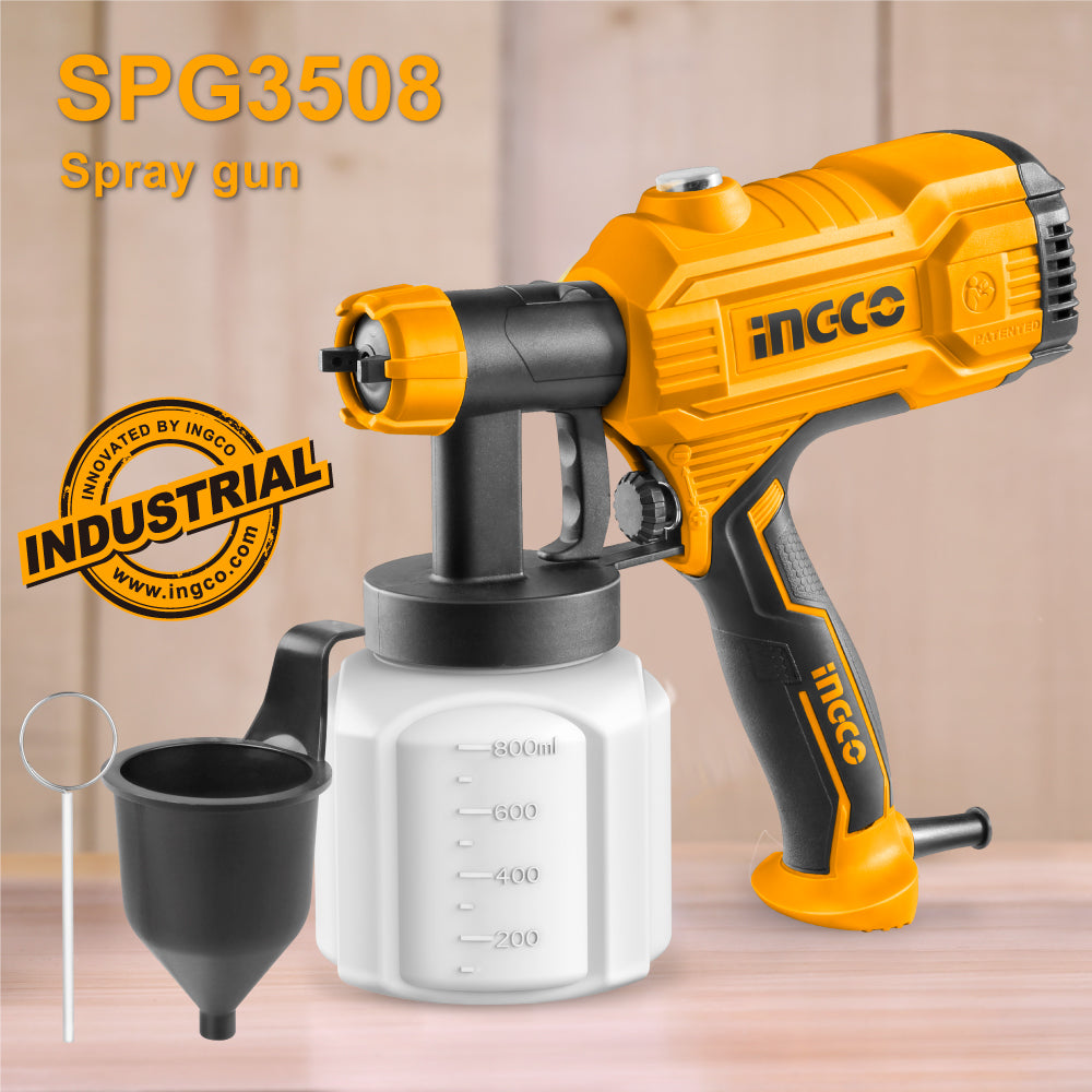 INGCO Paint Sprayer 450W 800ml 50DIN-s Corded Spray Gun SPG3508